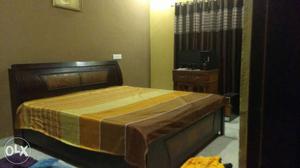 Double bed without mattress for sale..