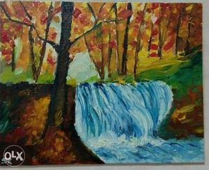 Forestfall. Oil on Canvas. 8"x10"