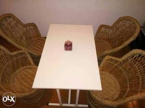 Good condition table and chairs for sale