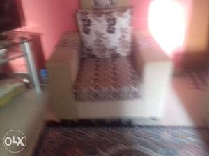 Gray And Brown Sofa Armchair