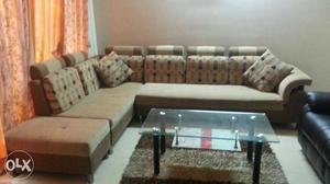 L shape sofa for best comfort and relax in good condition