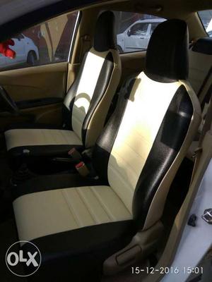 Leather fome seat cover with fitting my shop p