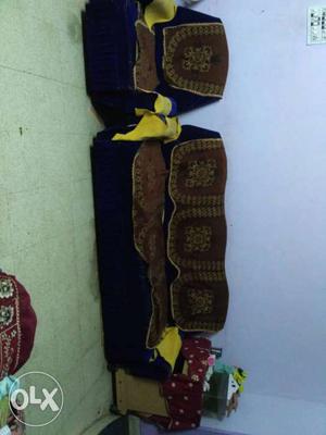 Sofa with 1 chair price negotiable