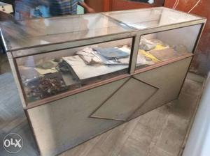 Wooden Framed Display Counter