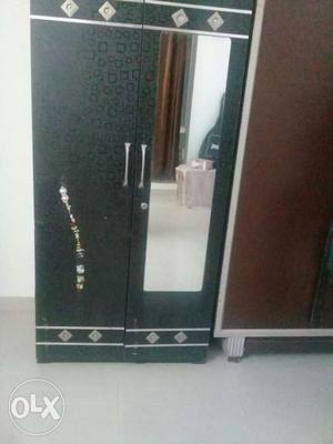 Wooden almirah in a very good condition with mirror