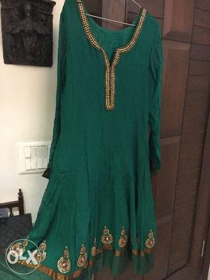 Anarkali suit in georgette with chunni