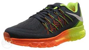 Black, Green, And Orange Nike Air-max
