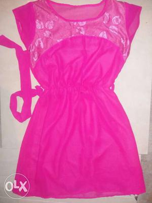 Brand New Pink short Frock