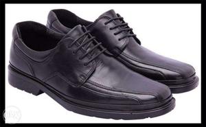 Brand black leather formal shoe for men st Rs.999
