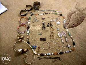 Casual jewellery. personal collection. worth rs 