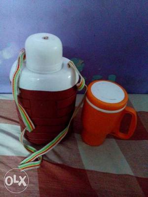 Cold water bag and thermos