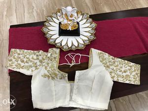 Designer wedding blouse 34 size