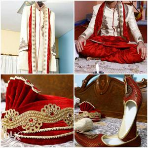 Manyavar Groom Indo-western dress set- Size 39