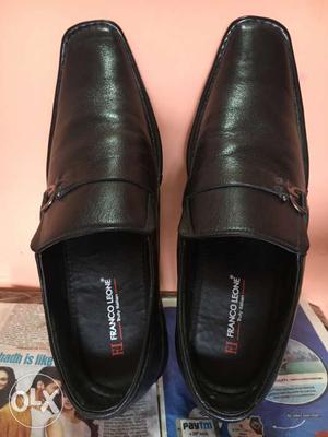 New Franco leone shoe black formal. Size 10