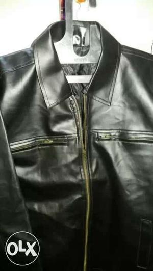 Original unused new condition leather jacket male