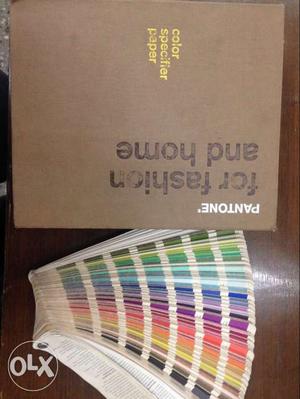 Pantone color chips and color catalogue