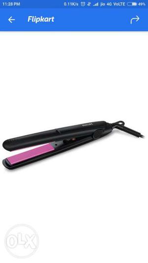 Philips hair straightener box pack not used with bill and