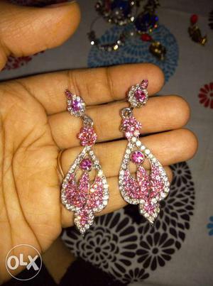 Pink earings