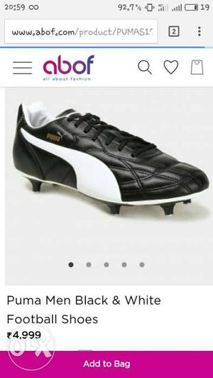 Puma football shoes... Rearly used... Contact for deal size