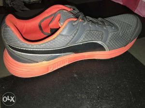 Puma running shoes never used orange color with