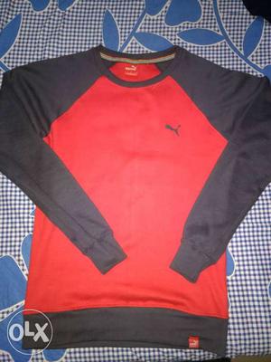 Puma sweated t shirt, only once used, size