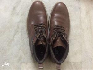 Pure Leather Shoes Petrolio Brand Size 42 used once only !!!