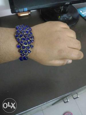 Purple beads bracelet