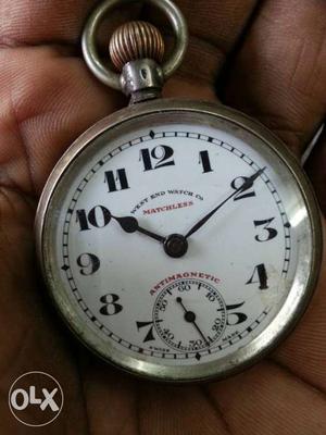 SILVER west end pocket watch. perfect running