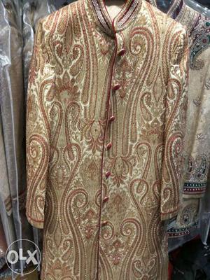 Sherwani with hand work if any one want pagdi and