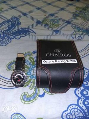 Silver Chairos Octane Racing Watch With Case