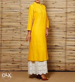Women's Yellow Abaya