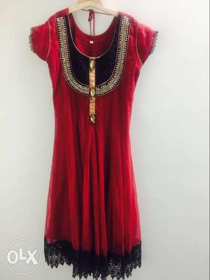 Women's \red And Black Dress xl size