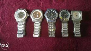 Wrist Watch's Heavy Duty, Stainless steel，Date