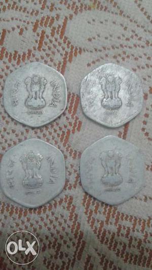 4 coins of 20 paise ()