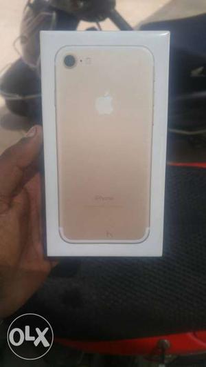 I phone 7 32gb gold sealed box with bill
