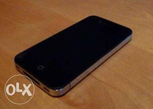IPhone 4 with data cable. 8gb. Black colour.