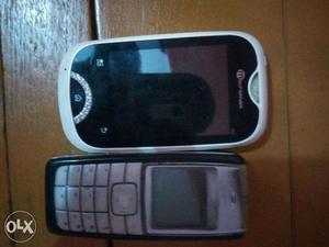 Micromax bling android and nokia with charger..