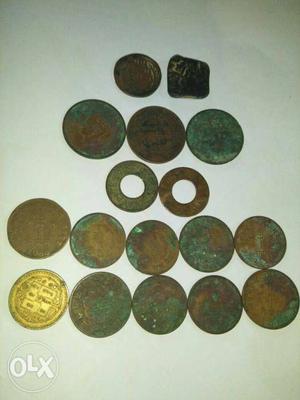 Old Indian Coins made between  to 