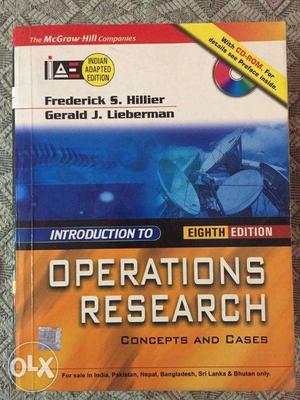 Operations Research By Frederick S Hillier/Gerald J