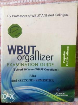 WBUT organizer BBA 2nd semester  edition