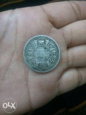George VI King Emperor, ½ rupee, year 