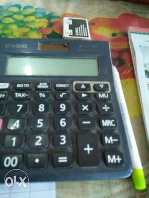Gray Casio Desk Calculator
