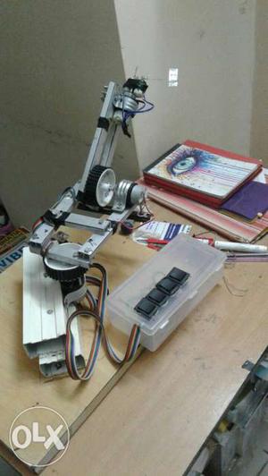 Hand made manual controlled robotic arm