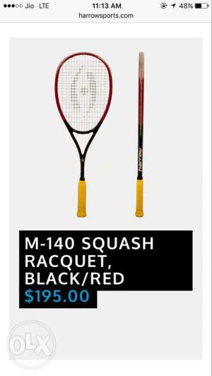 Harrow squash rackets USA company