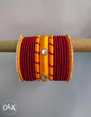 New silk thread bangles at Rs 305/-