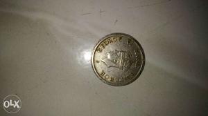 Old indian coin in 