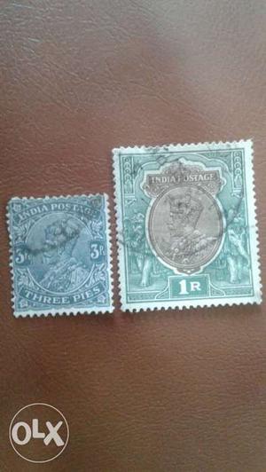 Old post stamp Indian fix rate 200
