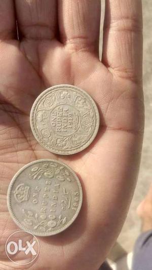 Old pure silver coins years 