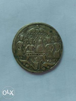 Original  yrs old rab darbar coin,only few