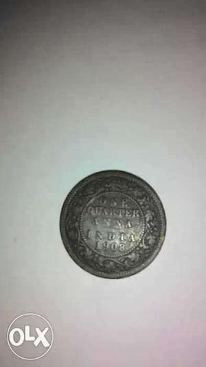  Quarter Anna Indai Coin